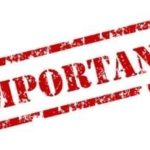 Image displaying the word 'IMPORTANT' in bold red letters with a distressed look, signaling urgent home services updates.